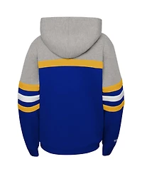 Mitchell & Ness Big Boys and Girls Blue St. Louis Blues Head Coach Pullover Hoodie