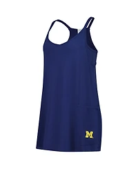 ZooZatz Women's Navy Michigan Wolverines Active Pocketed Skort Dress
