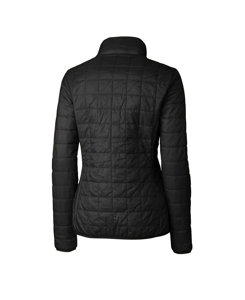 Cutter & Buck Women's Wisconsin Badgers Rainier Eco Insulated Puffer Full-Zip Jacket