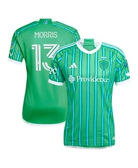 Adidas Men's Jordan Morris Green Seattle Sounders Fc 2024 The Anniversary Kit Authentic Player Jersey