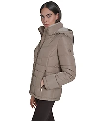 Calvin Klein Women's Stand Collar Lined Puffer Jacket
