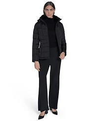 Calvin Klein Women's Stand Collar Lined Puffer Jacket