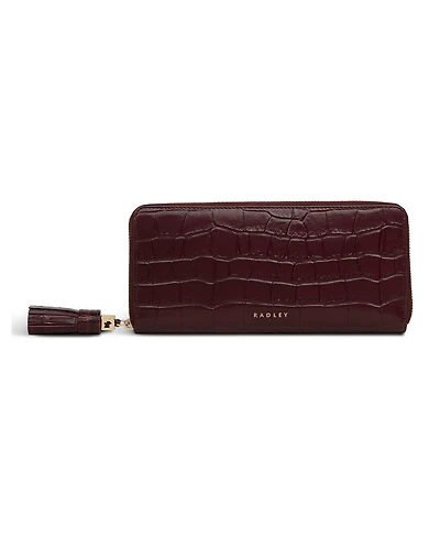 Radley London Noble Alley Faux Croc Zip Around Wallet