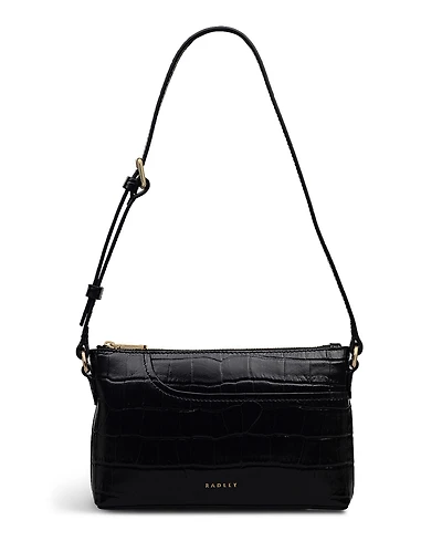 Radley London Pockets Faux Croc Mini Zip Top Shoulder Bag