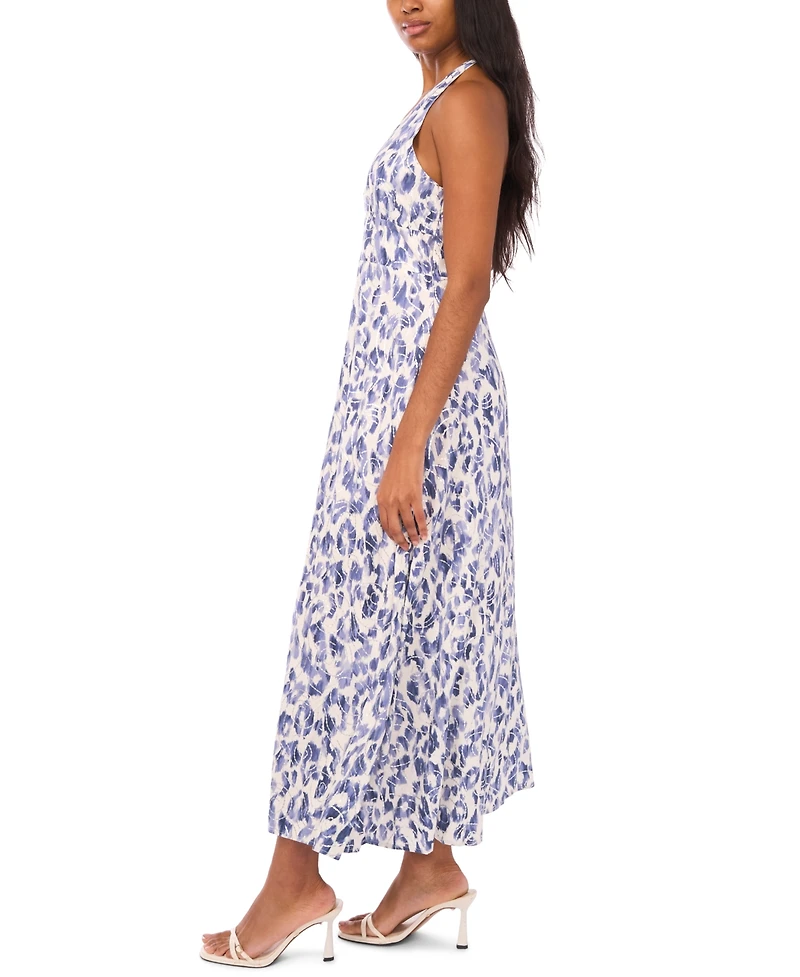 Msk Women's Sleeveless Halter Maxi Dress