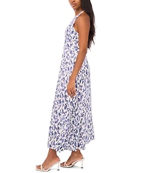 Msk Women's Sleeveless Halter Maxi Dress