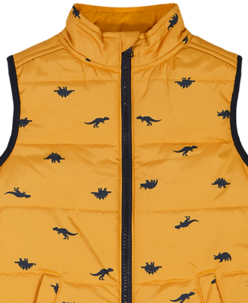 Kids Headquarters Boys 2T-7 Sleeveless Vest, T-Shirt and Pants, 3-Piece Set