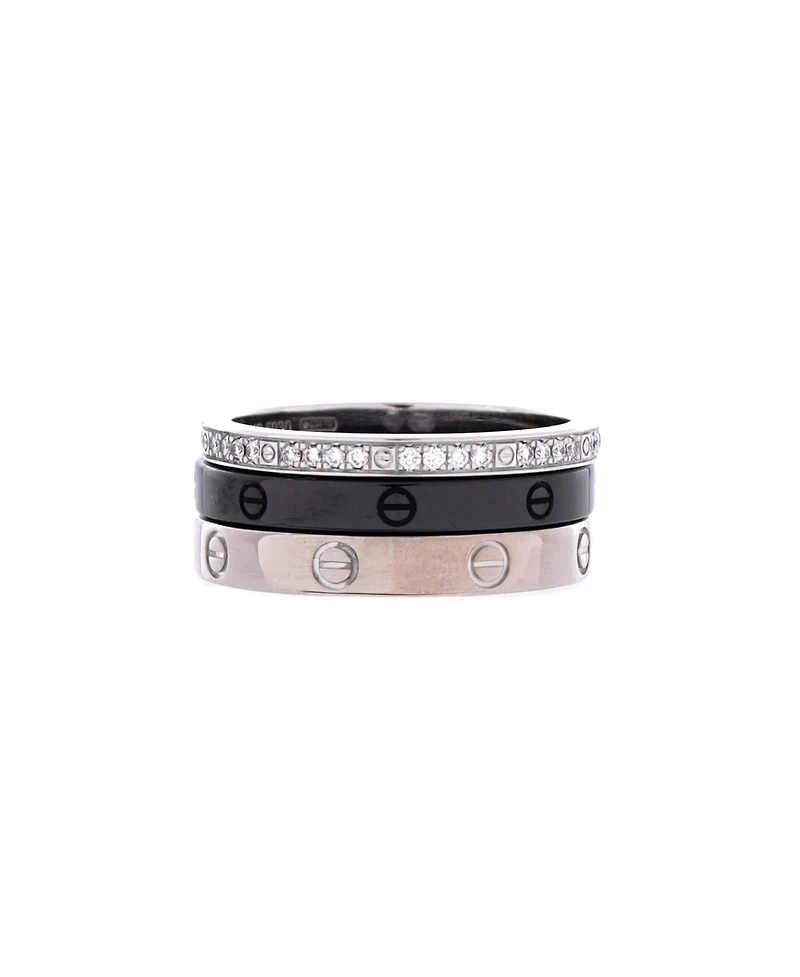 Pre-Owned Cartier Love Band 3 Ring Set