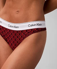 Calvin Klein Seamless Emblem Stitch-Free Thong