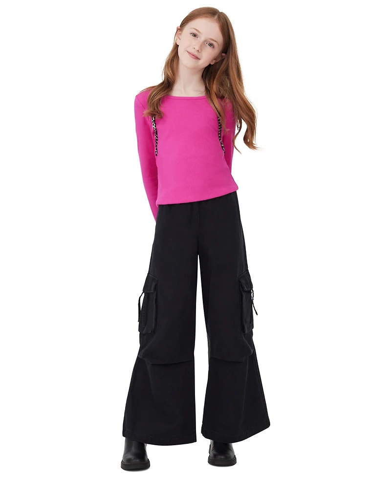 H by Habitual Girls 7-20 Wide Leg Cargo Pants