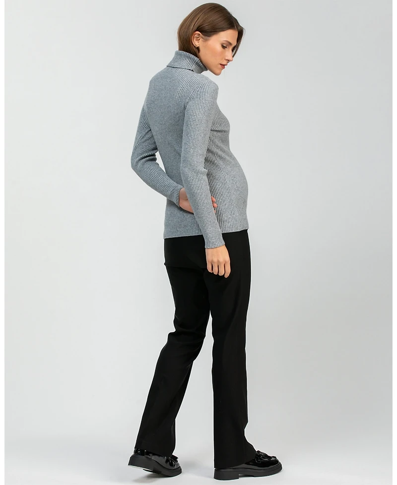 Maternity Slim Trousers Prince with High Stretch Waistband