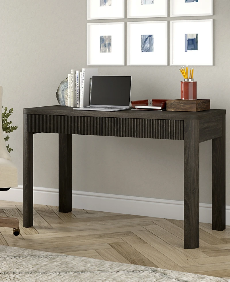 Hudson & Canal Mendoza 48" Wood Wide Rectangular Desk