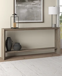 Hudson & Canal Osman 64" Wood Wide Rectangular Console Table
