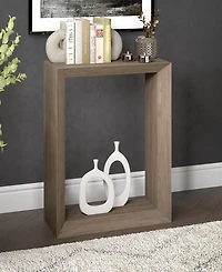 Hudson & Canal Osmond 22" Wood Wide Rectangular Console Table
