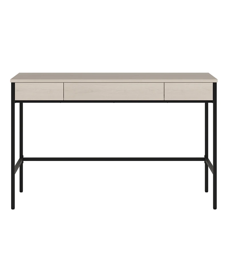 Hudson & Canal Evans 48" Wood Wide Rectangular Writing Desk