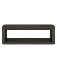 Hudson & Canal Kellan 47" Wood Wide Rectangular Coffee Table