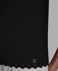 Bcbg Women's Sleeveless Mock Neck Knit Top