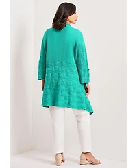 Avenue Women's Pointelle Sweater Cardigan