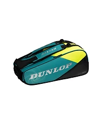 Dunlop Fx Performance Thermo 8-Racquet Tennis Bag - Blk/Yellow/Teal