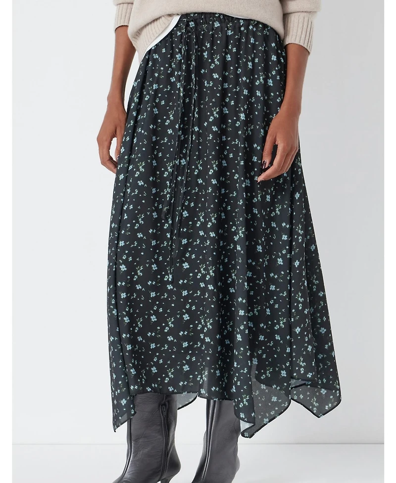 Hush Women's Kaia Chiffon Hanky Hem Skirt