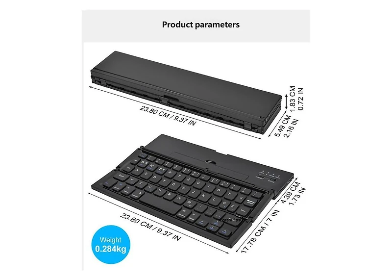 risokeys Metal Portable Mini Bluetooth Keyboard and Dual-Mode Charging Mouse Set