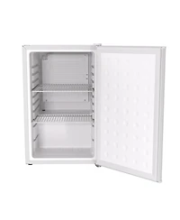 SnowLion Premium 65L Solid Door 2.3 Cu.ft. Freestanding Under-Counter Mini Fridge in White