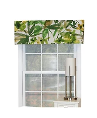 Rlf Home Autumn Tailored 100% Cotton with Fully Lined 3" Rod Pocket Valnance for Windows 50" x 14" Beige