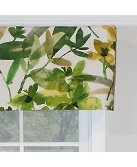 Rlf Home Autumn Tailored 100% Cotton with Fully Lined 3" Rod Pocket Valnance for Windows 50" x 14" Beige