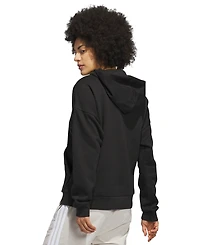 adidas Women's Wordmark Graphic Hooded Sweatshirt
