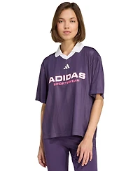 adidas Women's Tiro Q4 Pull Over T Shirt