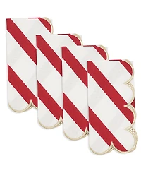 Saro Lifestyle Scalloped Napkin, Set of 4