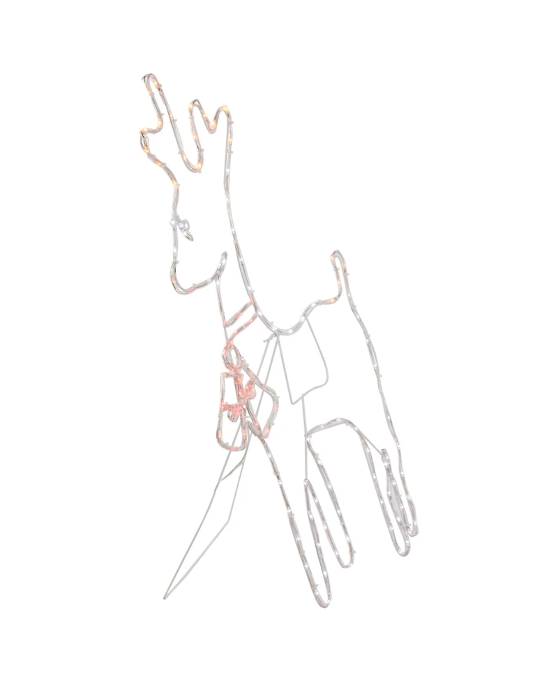 Northlight 36" Lighted Standing Reindeer Silhouette Outdoor Christmas Decor