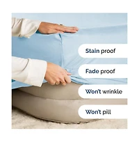 Cgk Unlimited Extra Deep Pocket 18 - 24 Inch Microfiber Fitted Sheet King