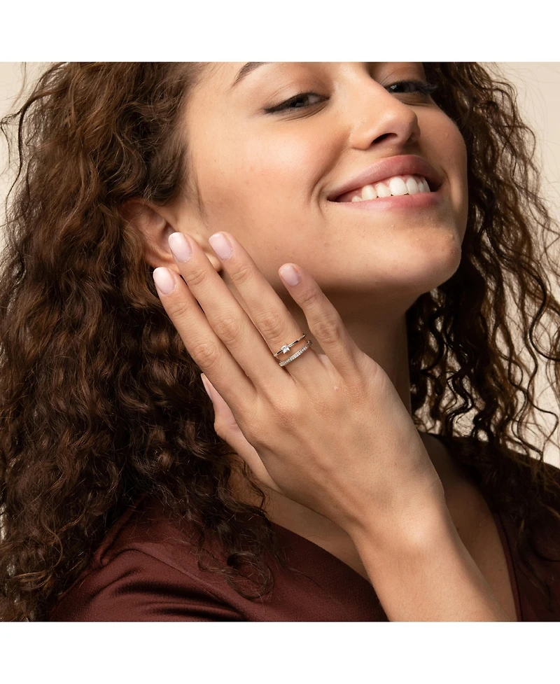 Saya Double Band Adjustable Ring