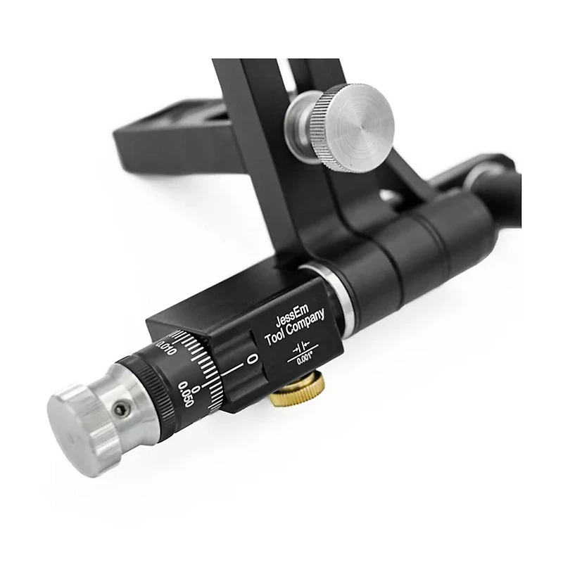 JessEm 07150 Mite-r-Excel Ii Precision Anodized Aluminum Miter Gauge with Adjustable Fence and Micro Adjuster for Table Saws