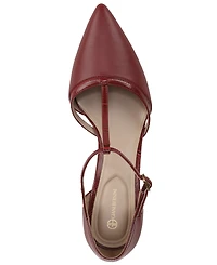 Giani Bernini Women's Ammelia Pointed Toe T-Strap Pumps, Macy's Exclusive