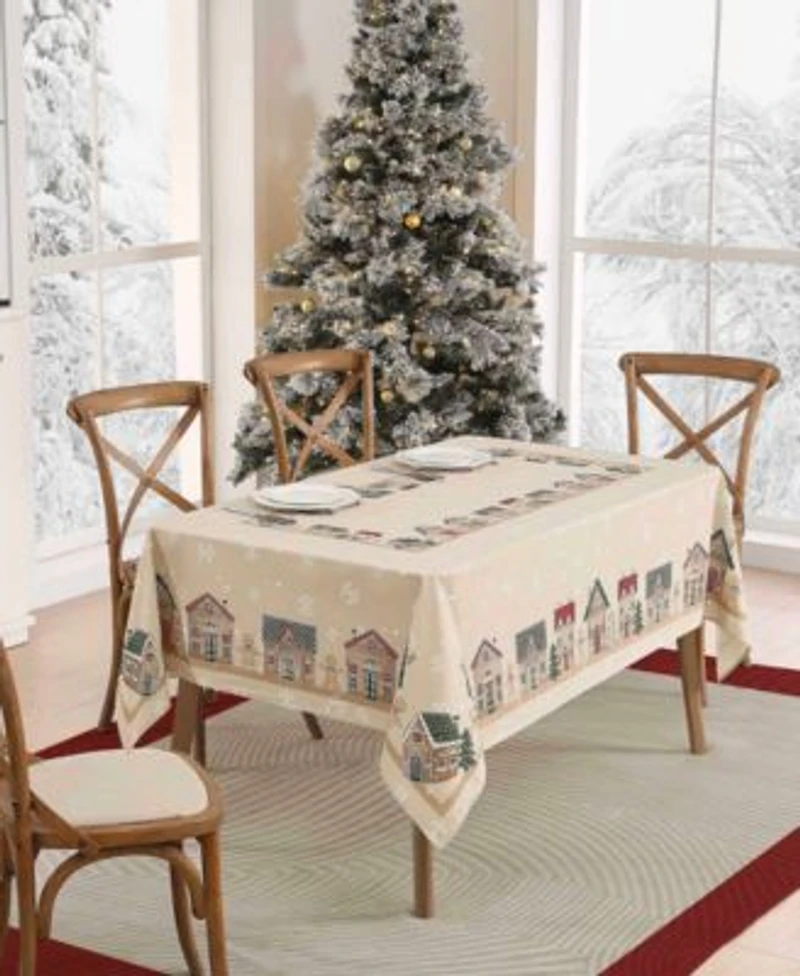 Avanti Gingerbread Village Table Linen Collection