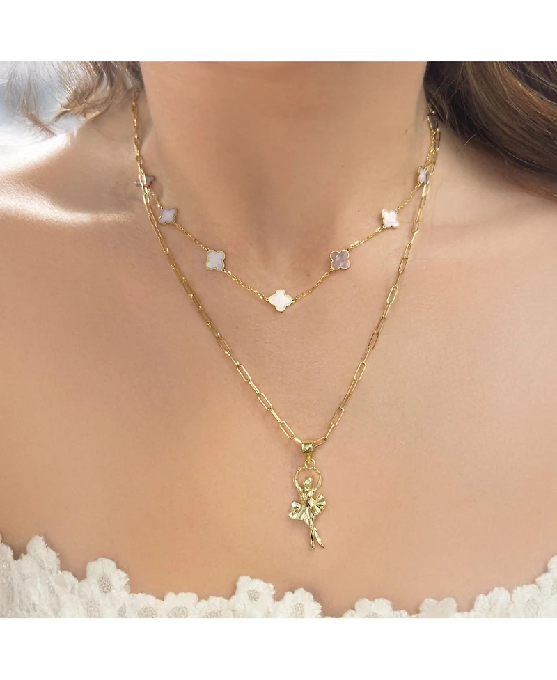 The Lovery Gold Ballerina Charm 14K Gold