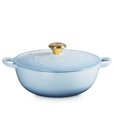 Le Creuset Holly Collection Enameled Cast Iron 4.5 Qt. Traditional Chef's Oven with Lid