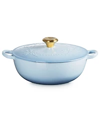 Le Creuset Holly Collection Enameled Cast Iron 4.5 Qt. Traditional Chef's Oven with Lid