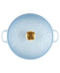 Le Creuset Holly Collection Enameled Cast Iron 4.5 Qt. Traditional Chef's Oven with Lid