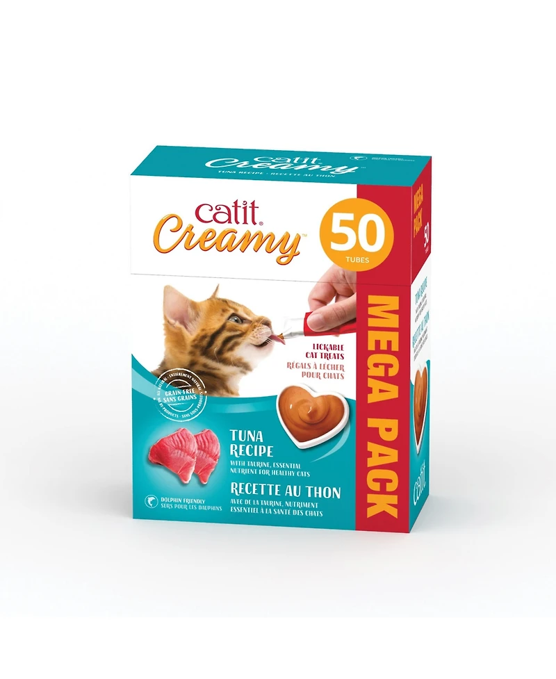 Catit Creamy Lickable Treat Tuna 50pk