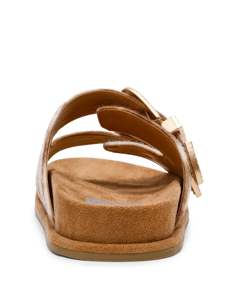 Dv Dolce Vita Women's Percy Double Buckle Footbed Sandals