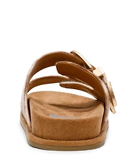 Dv Dolce Vita Women's Percy Double Buckle Footbed Sandals