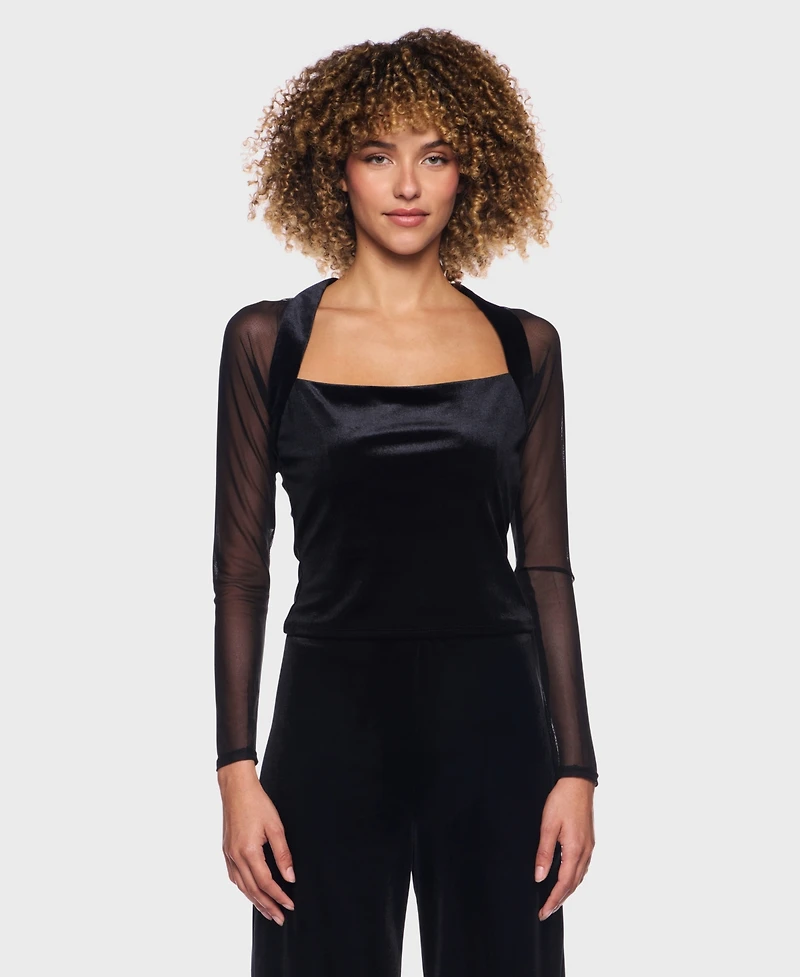 Alex & Sophia Junior's Square Halter Neck Top
