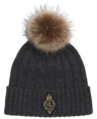 Lauren Ralph Lauren Cable Crest Patch Hat