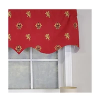 Rlf Home Modern Design Classic Medieval Regal Valance 50" x 17" Vermillion Red