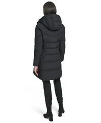 Calvin Klein Women's Collar Hooded Puffer Coat