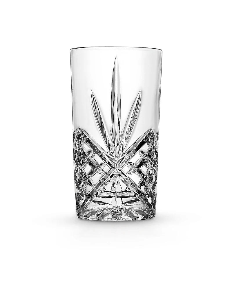 Godinger Dublin Crystal Highball Glasses, Set of 8