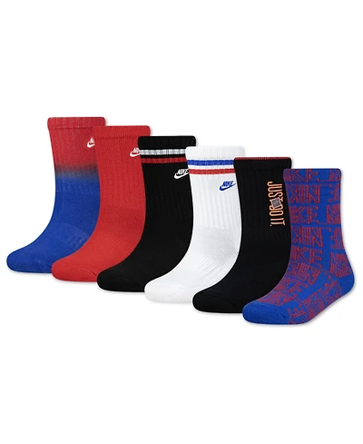 Nike Boy 4-7 Crew Socks, Pack of 6